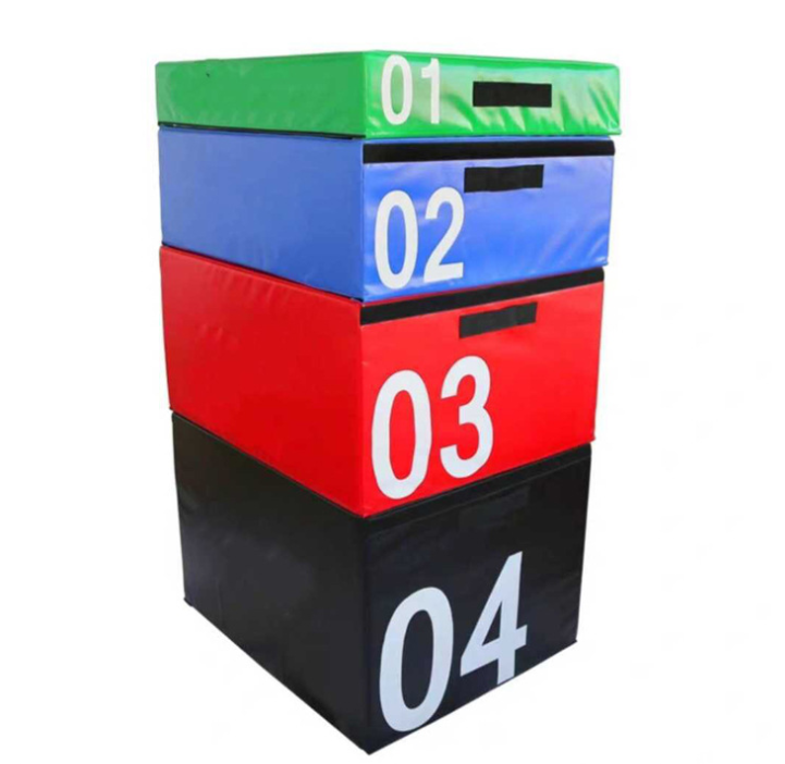 헬스장용 PU 가죽 점프 박스 소프트 폼 점프 플라이오 - Box Jump Plyo 리뷰 및 가격