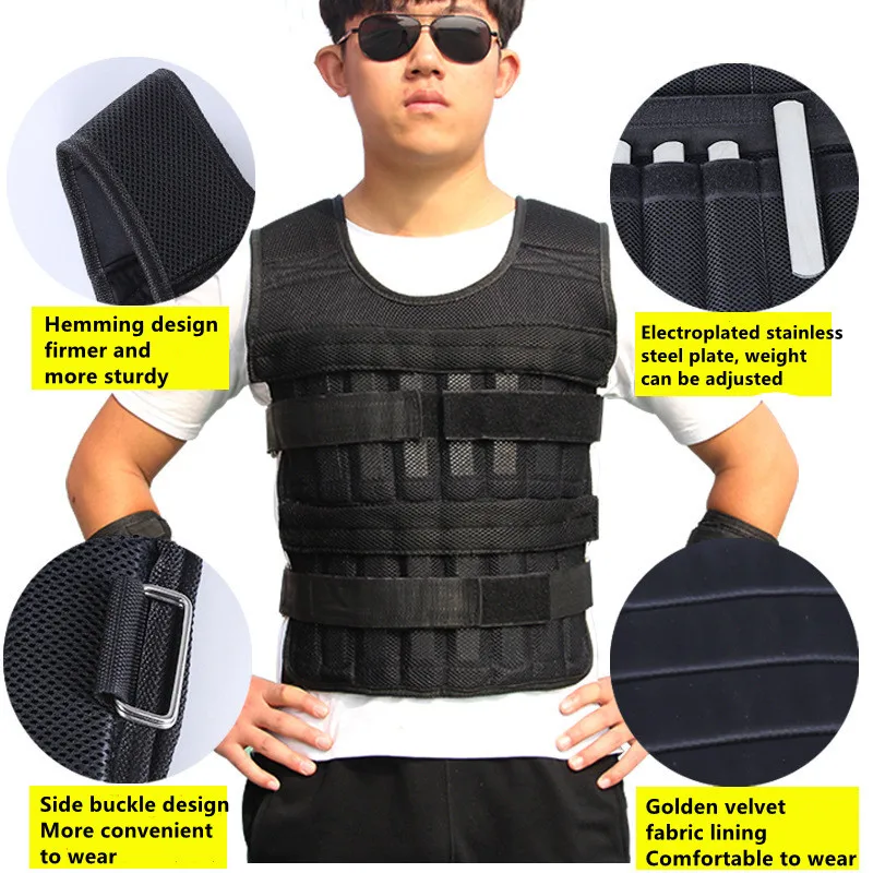 조절 가능한 30kg 로딩 웨이트 조끼, 피트니스 웨이 - Crossfit Weight Vest 리뷰 및 가격
